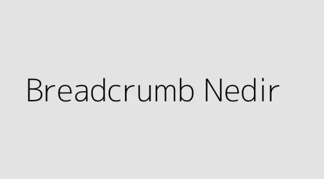 Breadcrumb Nedir