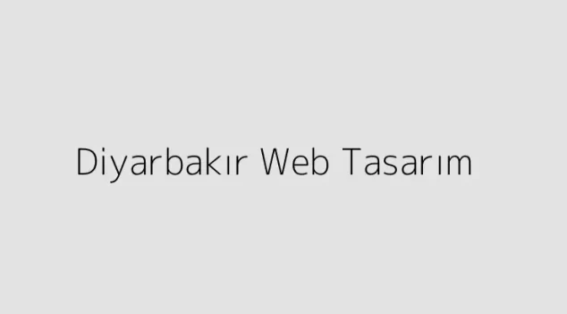 Diyarbakır Web Tasarım