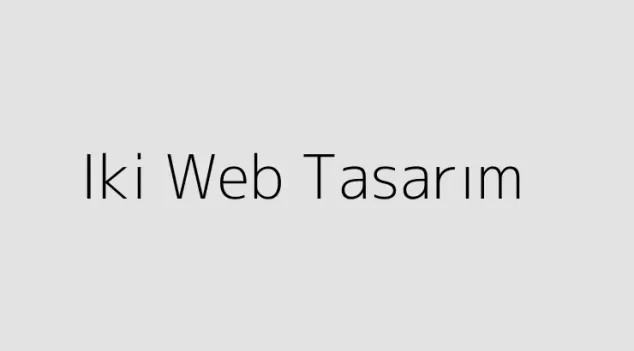 Iki Web Tasarım