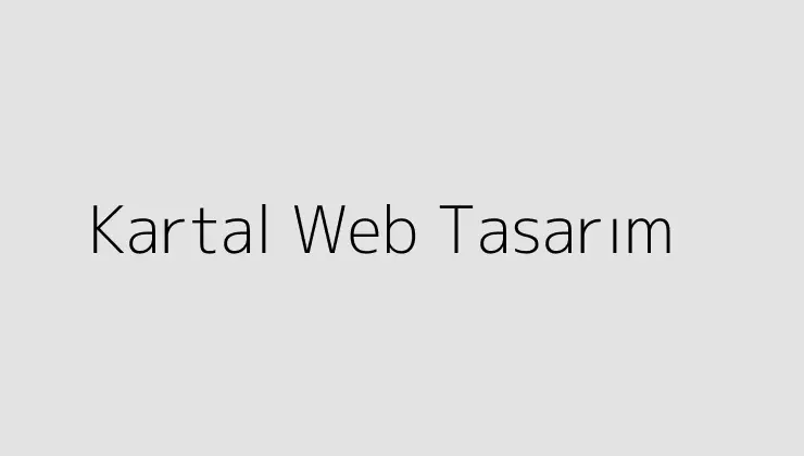 Kartal Web Tasarım