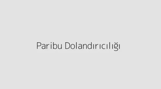 Paribu Dolandırıcılığı