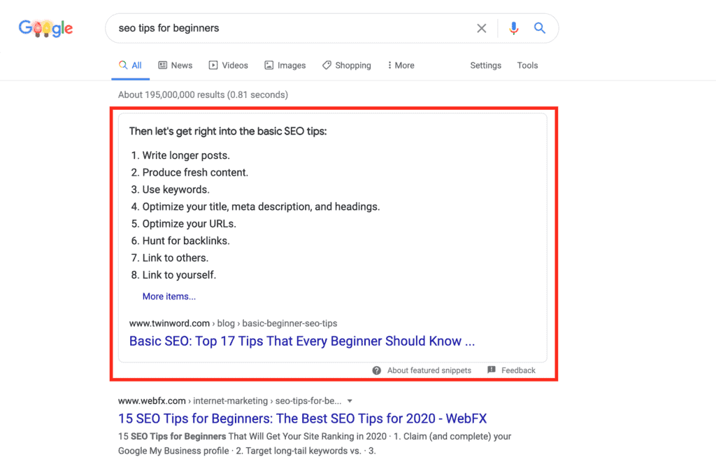 Featured Snippet Nedir? Nasıl Yapılır?